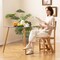 3-in-1 Multi-functional Foldable Display Plant Stand Ladder Chair with 2 Side Locking Buckles